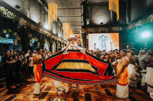 Free Vibrant cultural dance performance with traditional costumes at a festival in Nagpur, India. Stock Photo