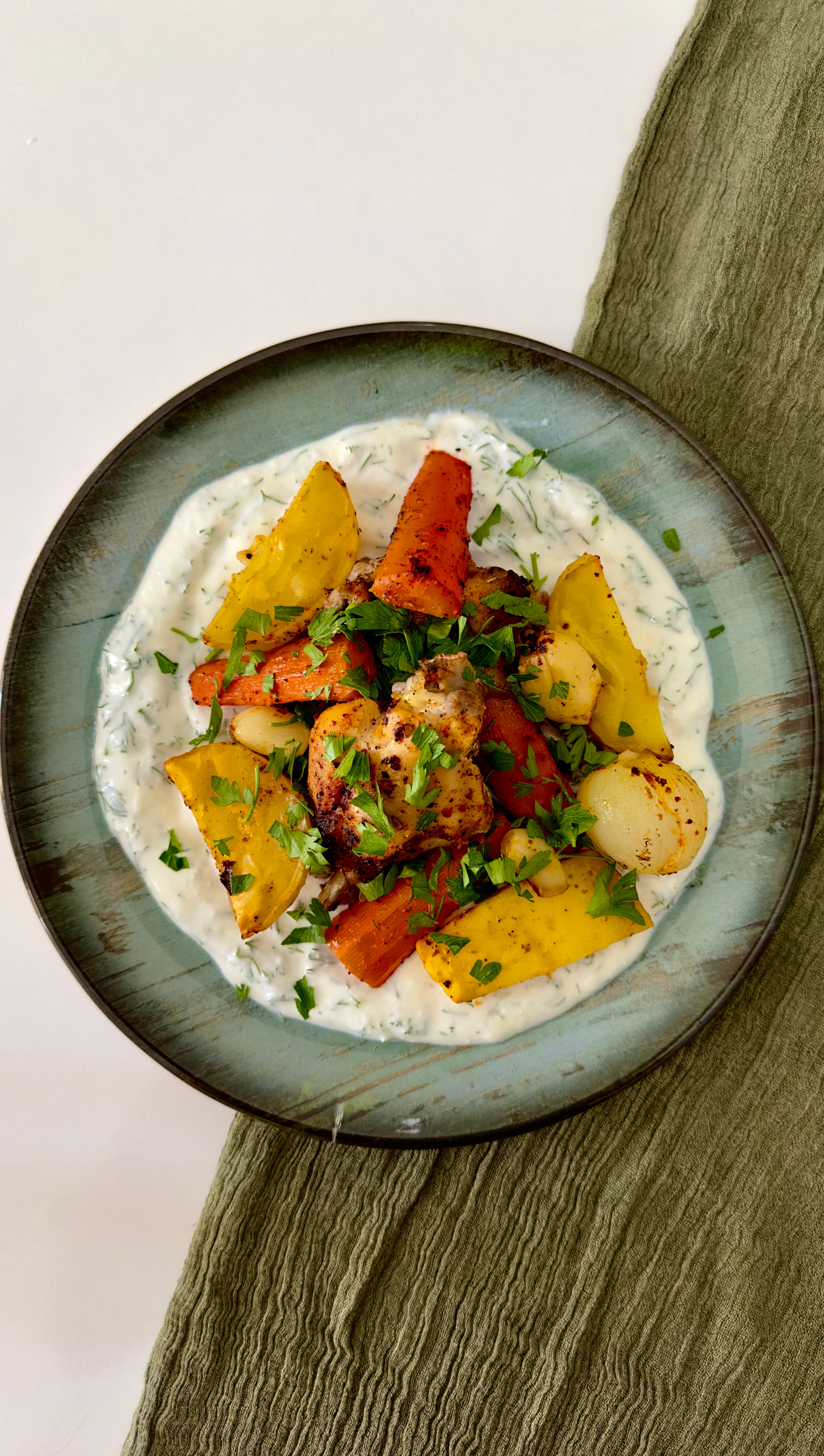 Roasted harvest vegetables