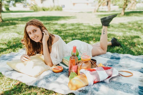 Photo Of Woman Lying On The Ground