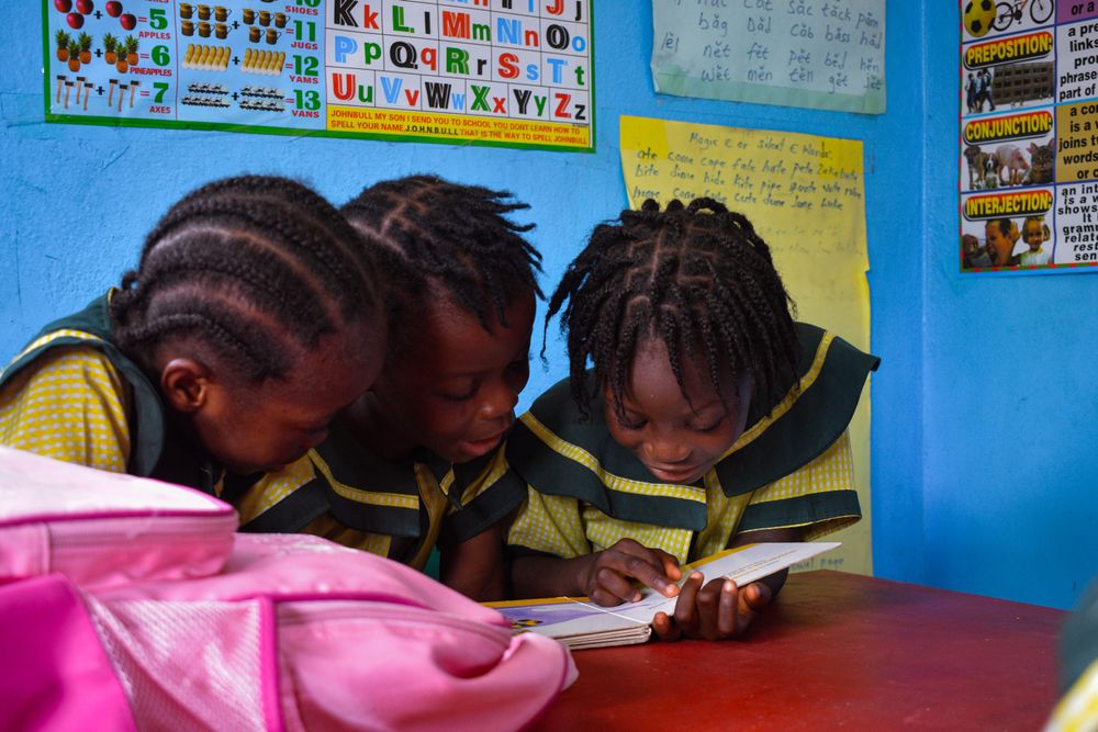 Enfants à l'école