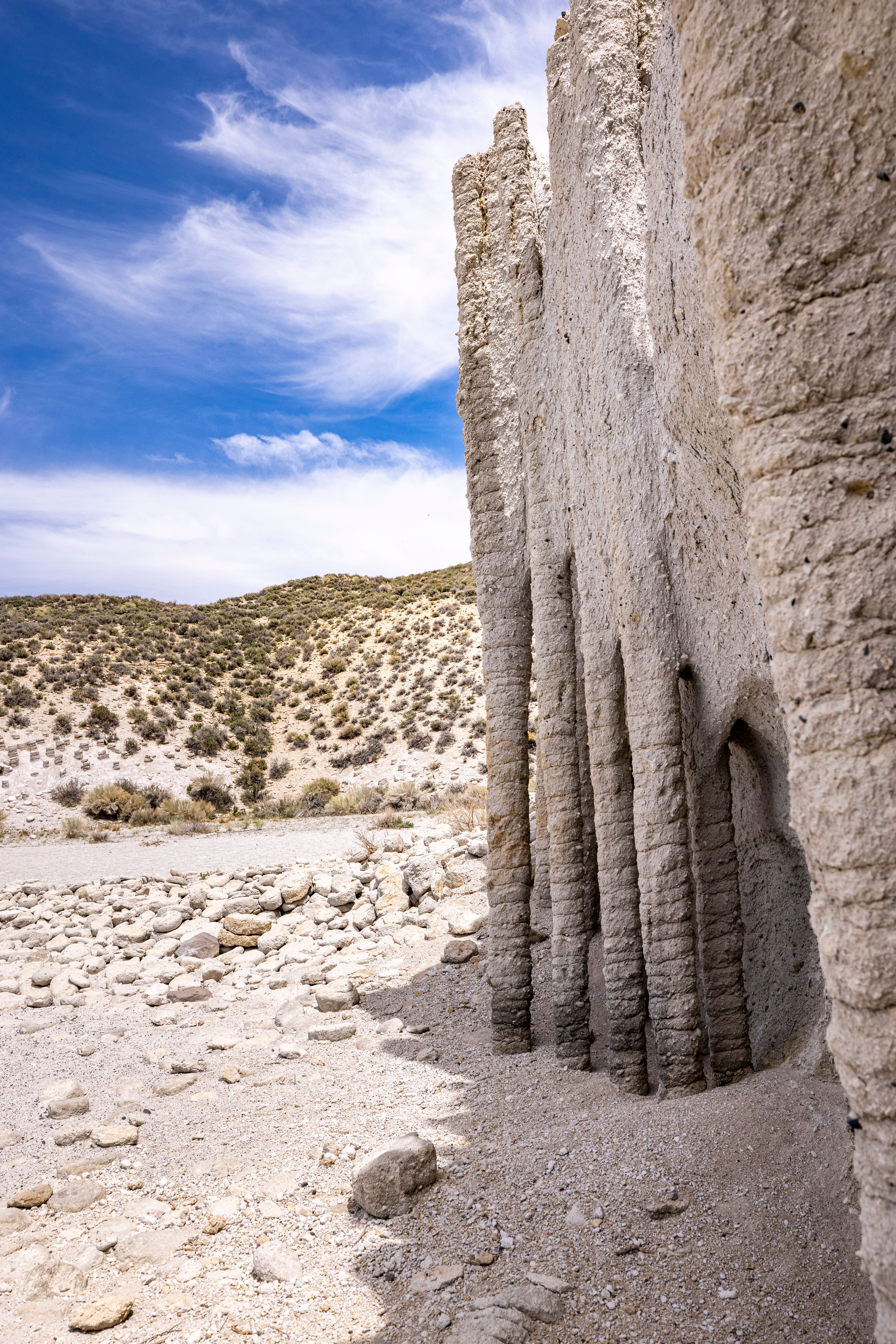 Dramatic Desert Geological Formation Under Blue Sky · Free Stock Photo