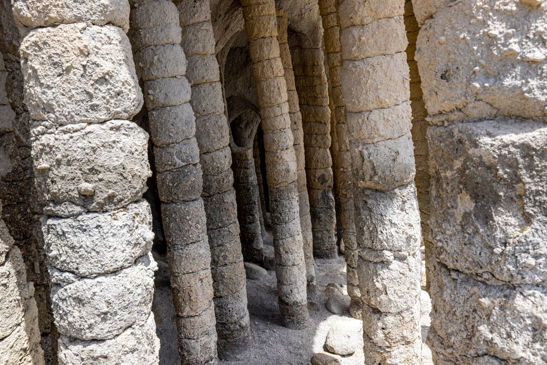 Ancient Stone Columns in Historic Ruins · Free Stock Photo