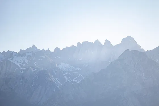 Alpine terrain in the Eastern Sierra near Mount Whitney