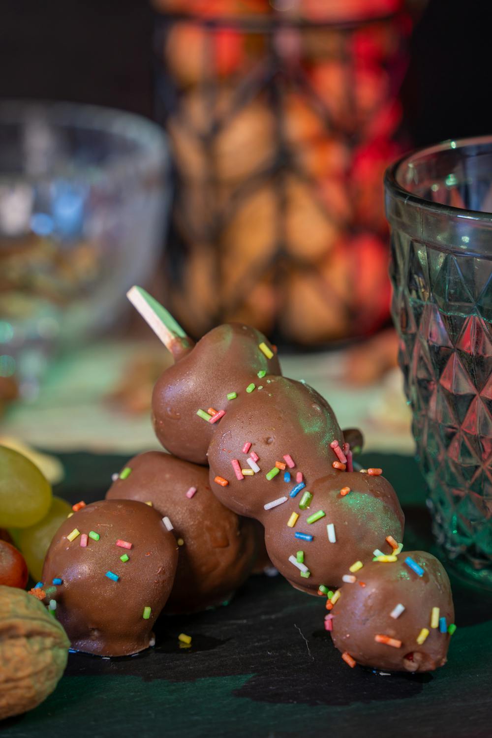 Sweet and Spicy Water Chestnut Bites