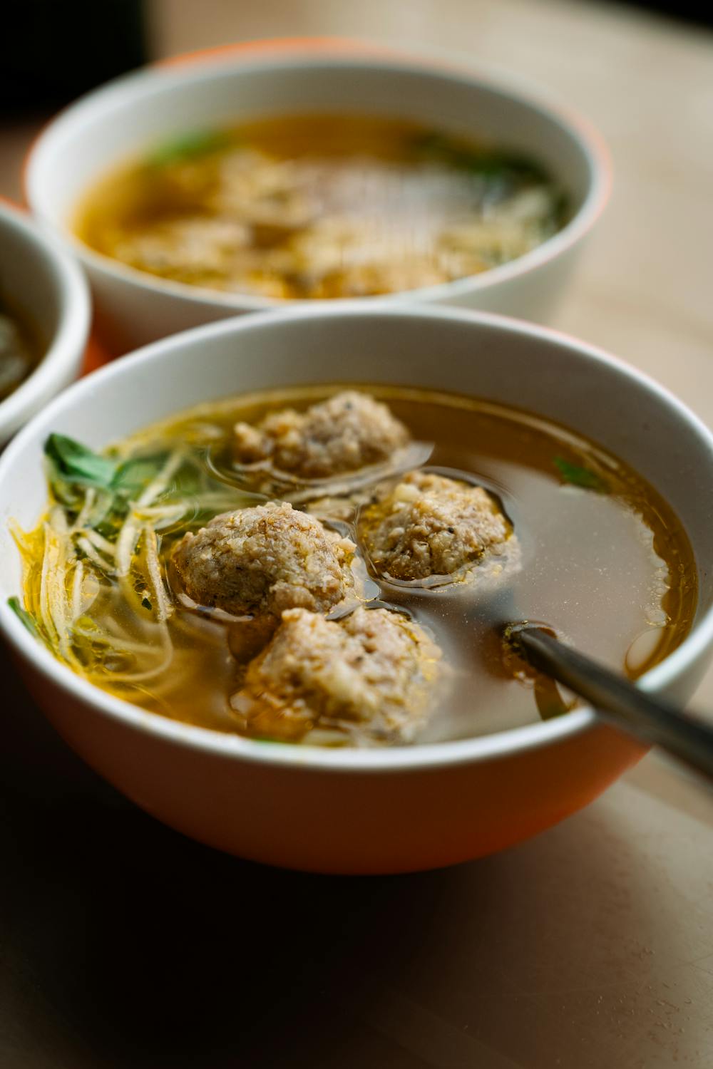 Italian Wedding Soup with Turkey Meatballs