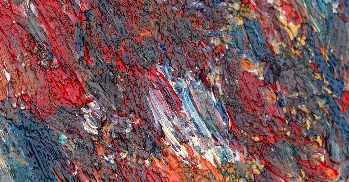 Medium Texture Colorful Abstract Texture Painting Close-Up · Free Stock Photo