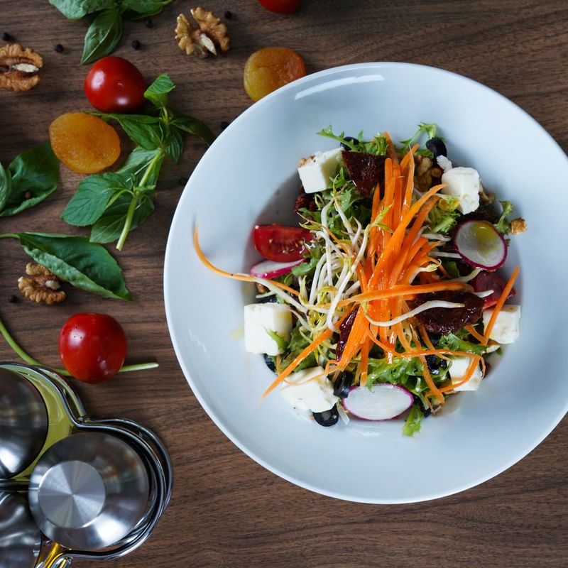 Watermelon Radish Slaw with Goat Cheese