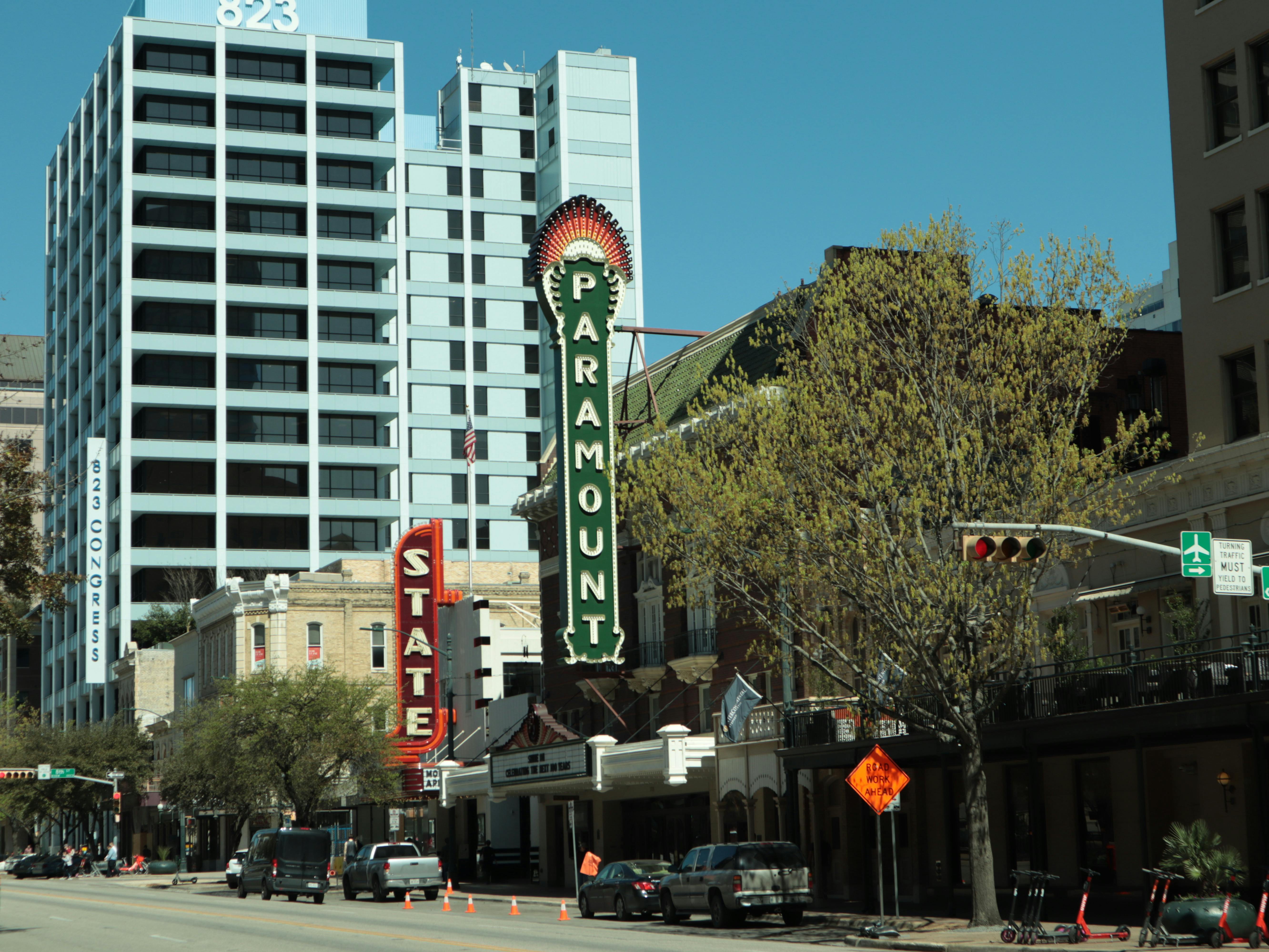 Gratuit Paramount Theatre De Pe Congress Avenue, Austin, Tx Fotografie de stoc