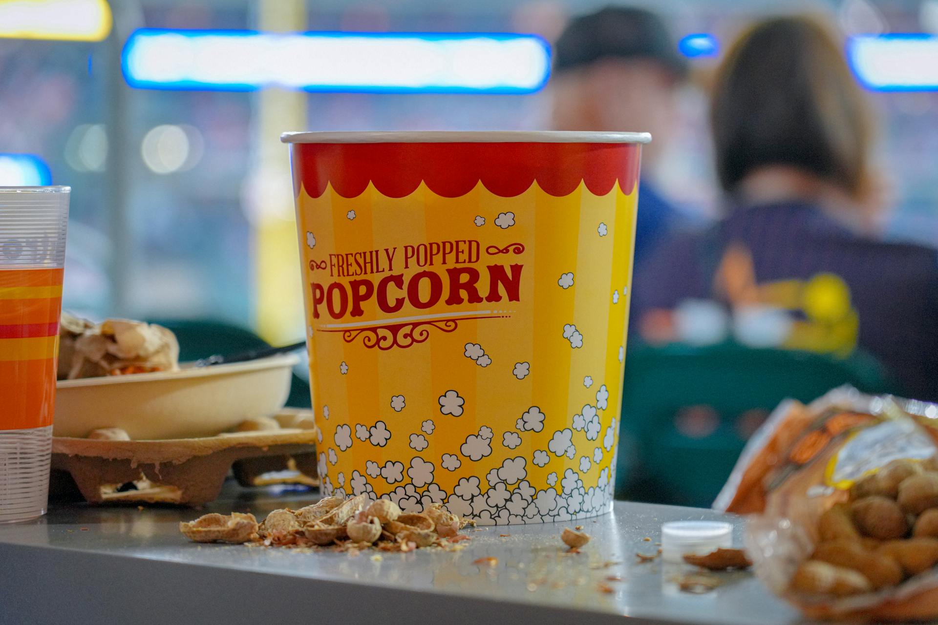 Delicious Popcorn at Houston Baseball Game