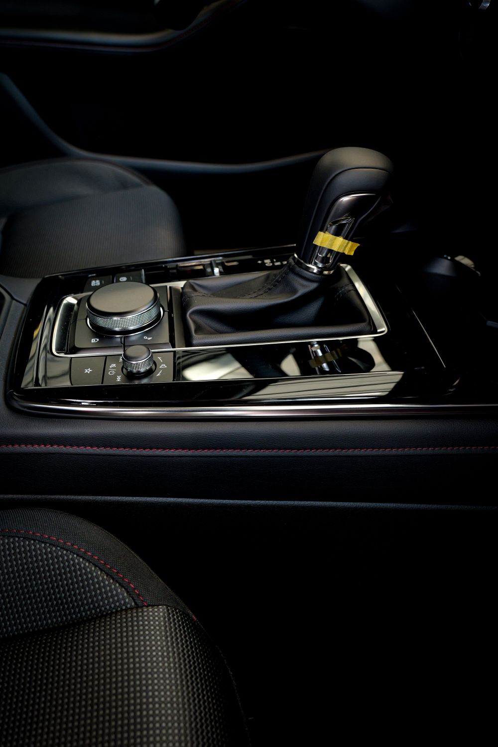 Elegant Black Car Gear Shift and Console Interior · Free Stock Photo