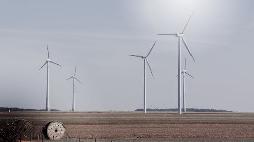 Foto Van White Windmill Scenery