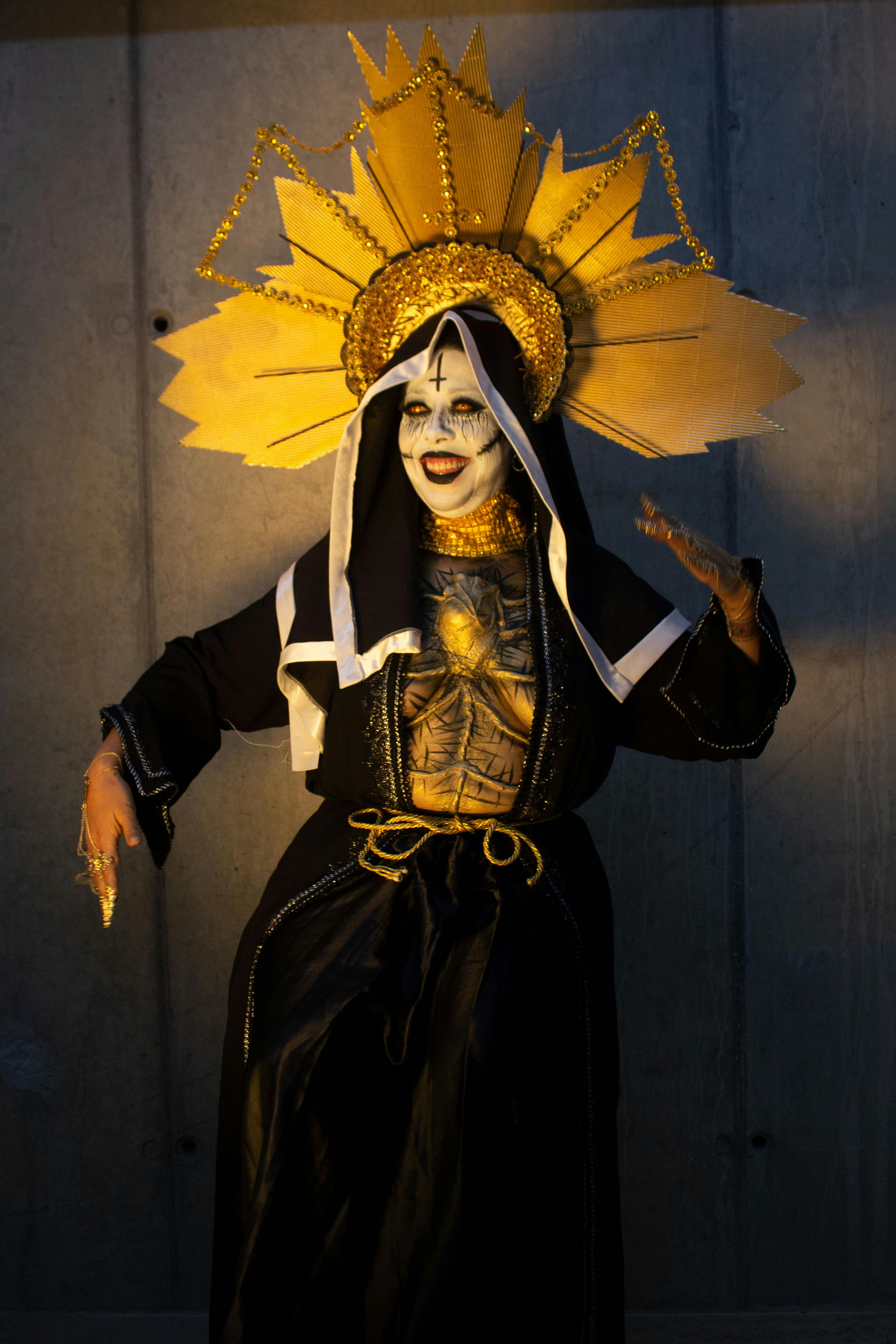 ingyenes Día De Muertos Jelmez Sun Halo Val Mexikóvárosban Stockfotó