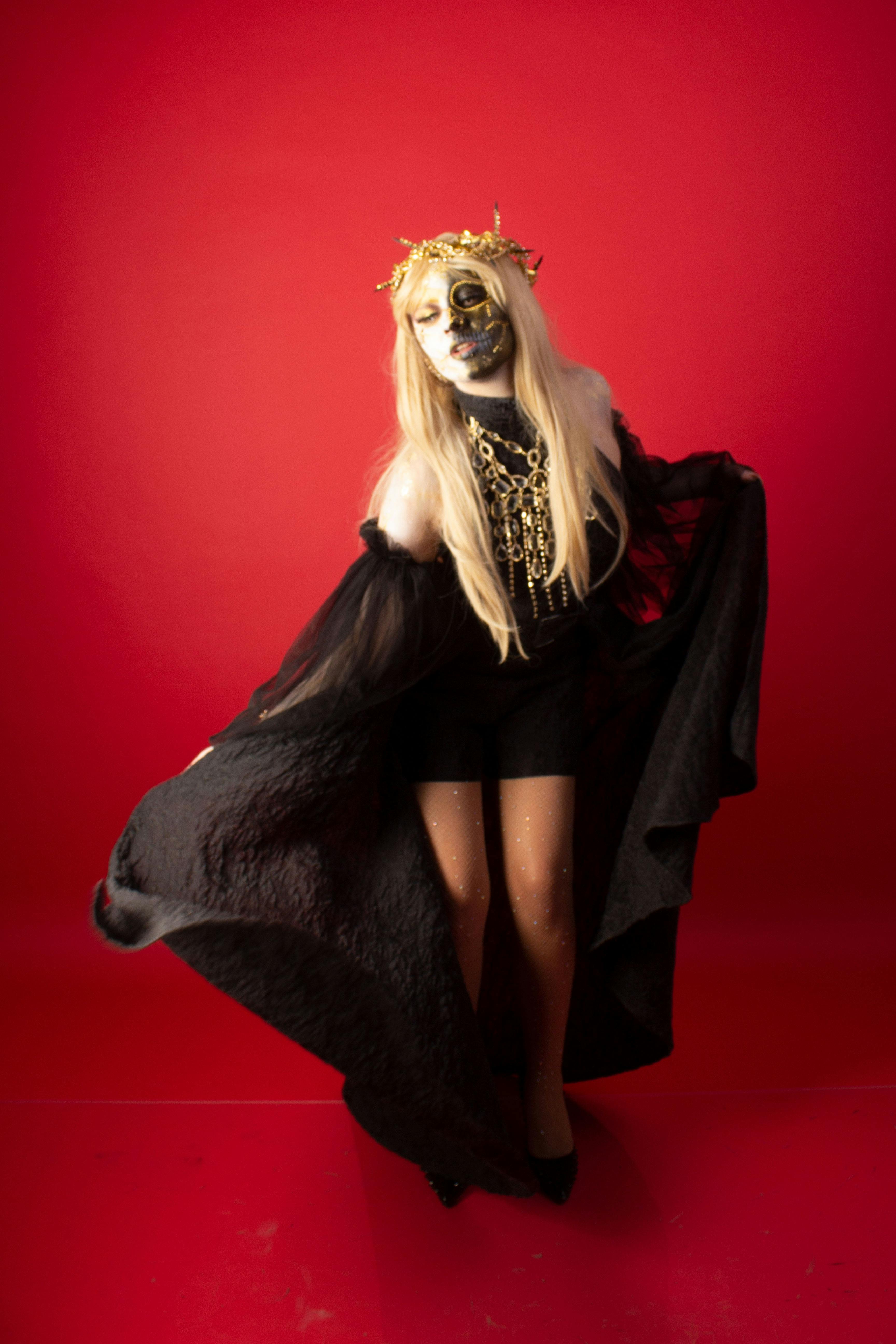 Gratis Potret Terinspirasi Dia De Muertos Di Mexico City Foto Stok