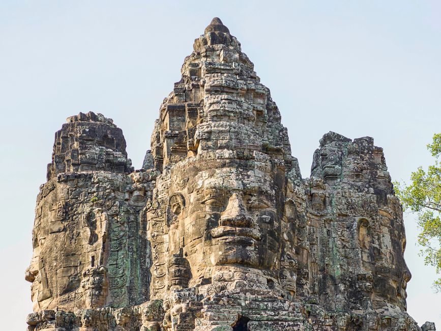 Bayon et ses 216 visages de Bouddha