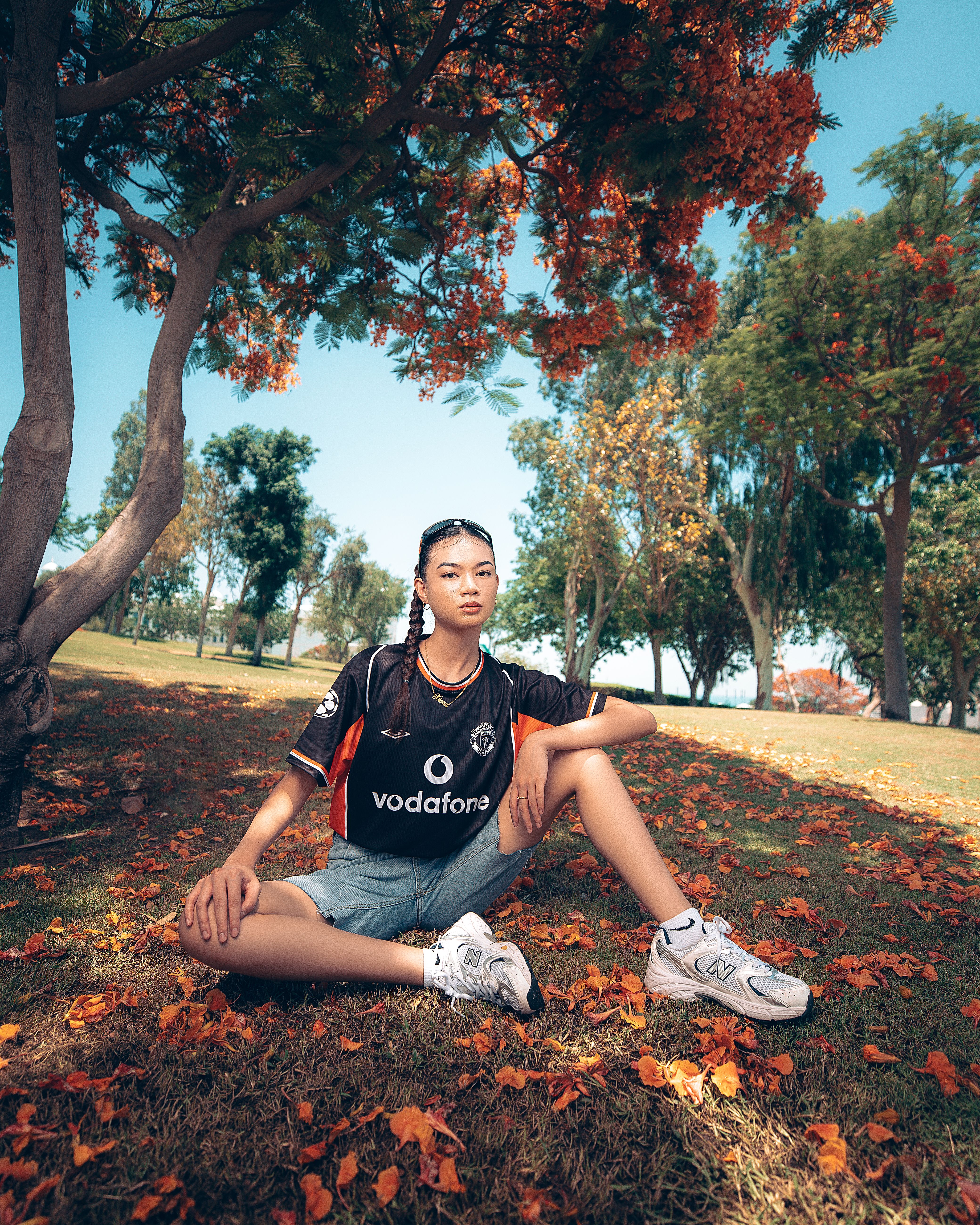 Woman in Park During Autumn Season · Free Stock Photo