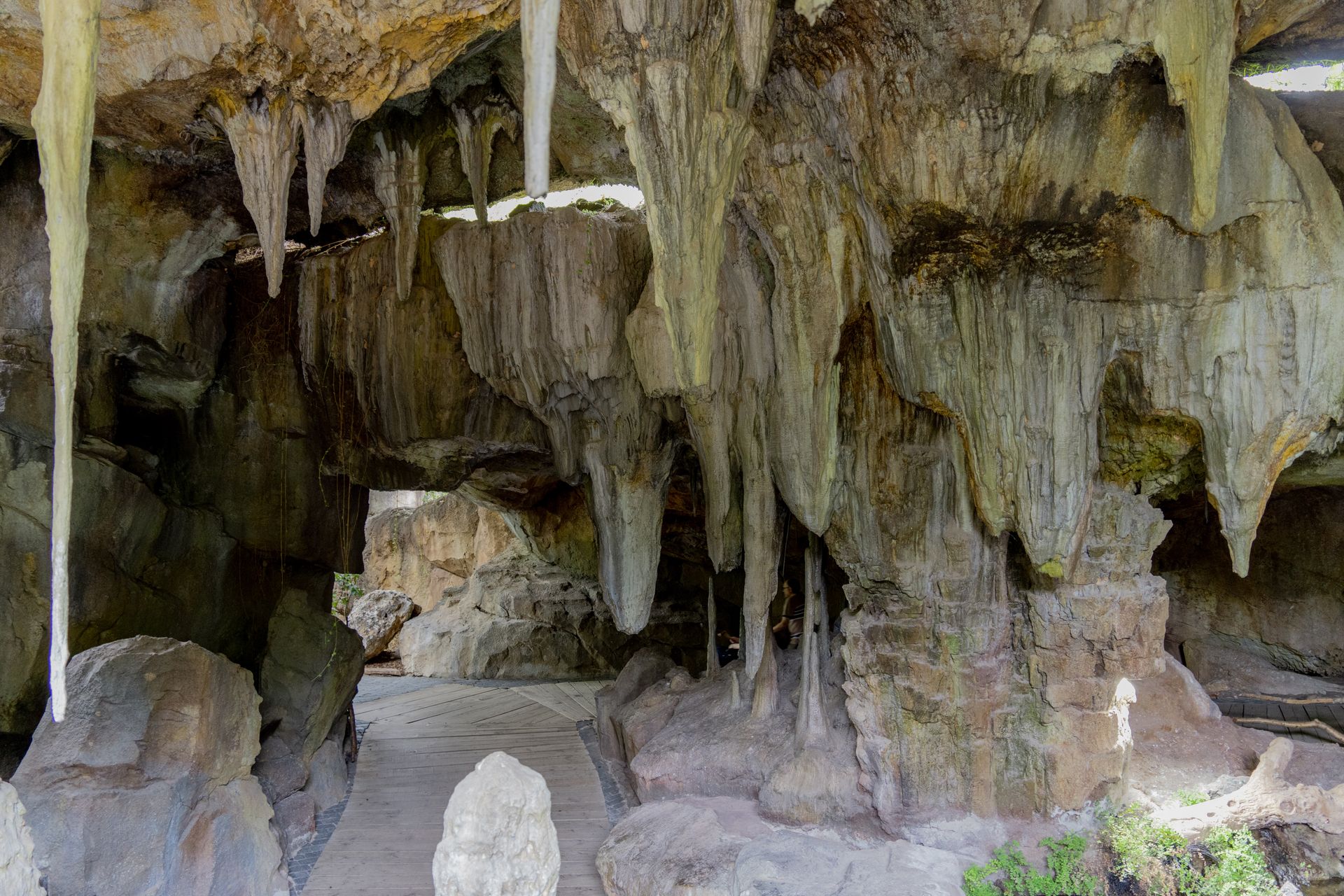 Exotic Garden Monaco cave stalactites