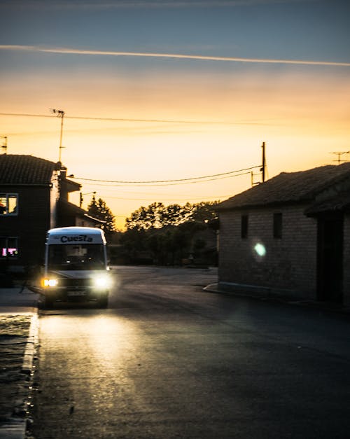 Free stock photo of sunset