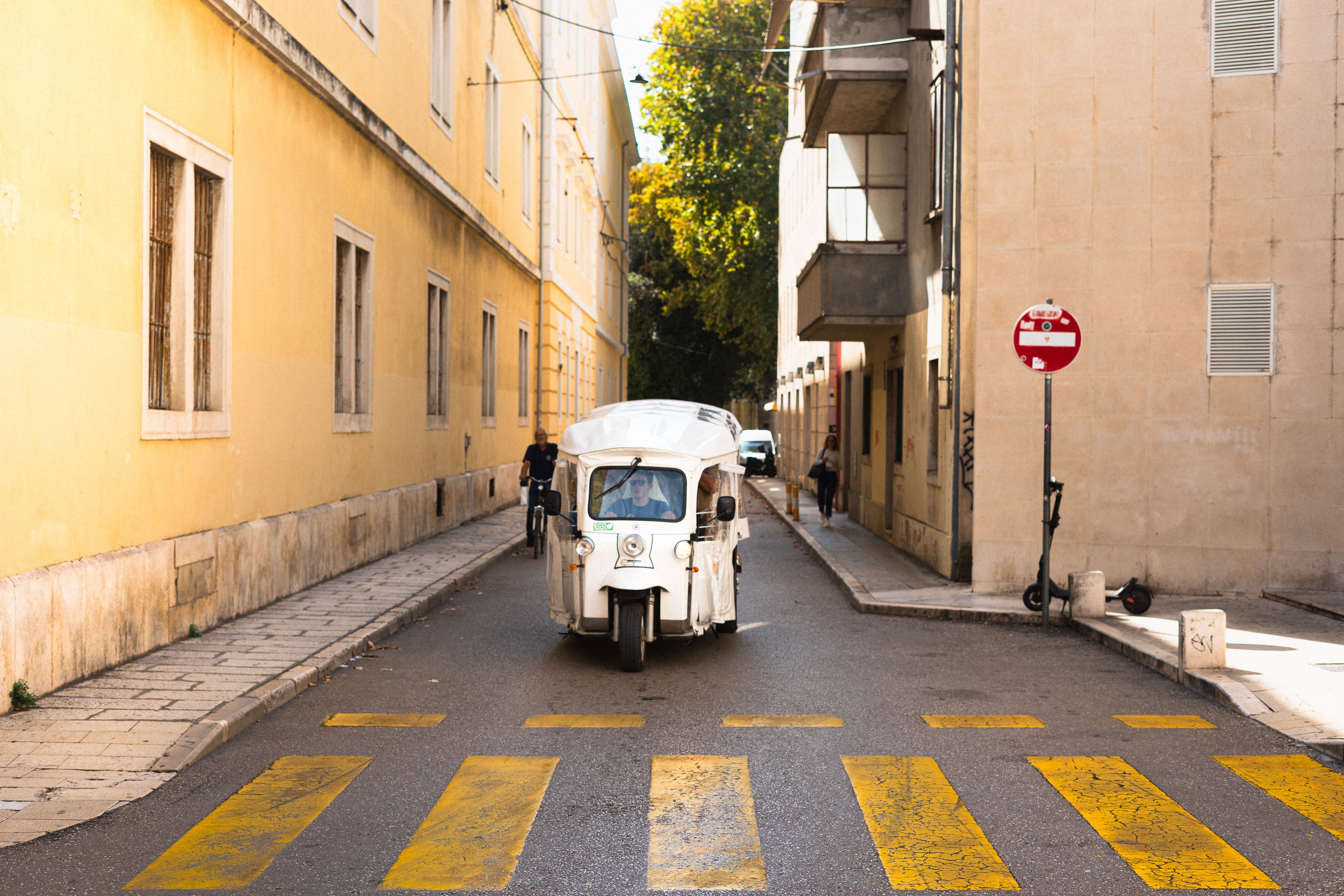 Docking — movers delivering furniture from a van