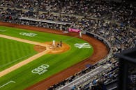 Exciting Baseball Game at Yankee Stadium