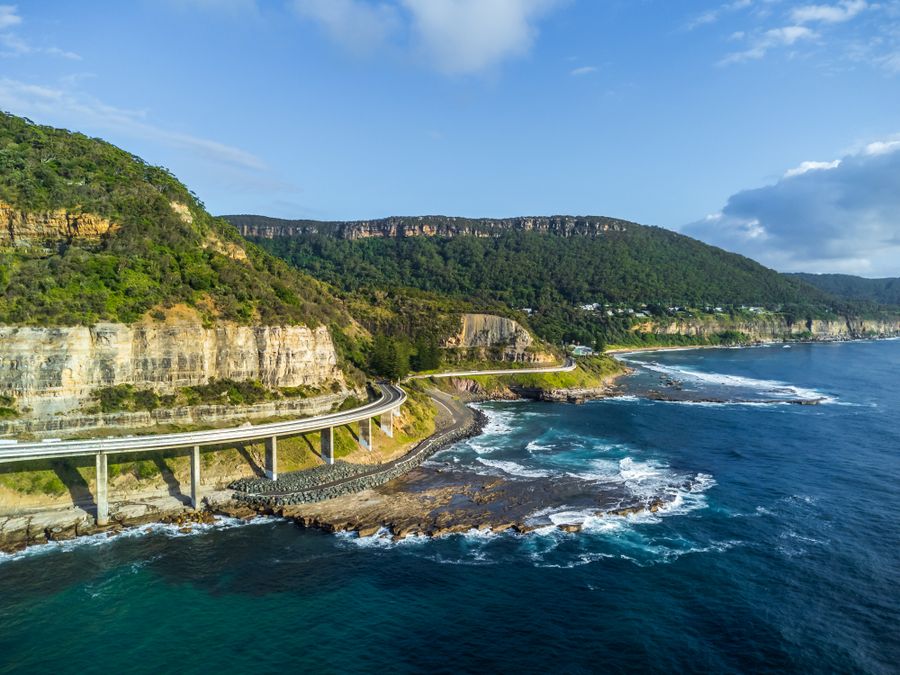 Grand Pacific Drive: cliffs and the blowhole