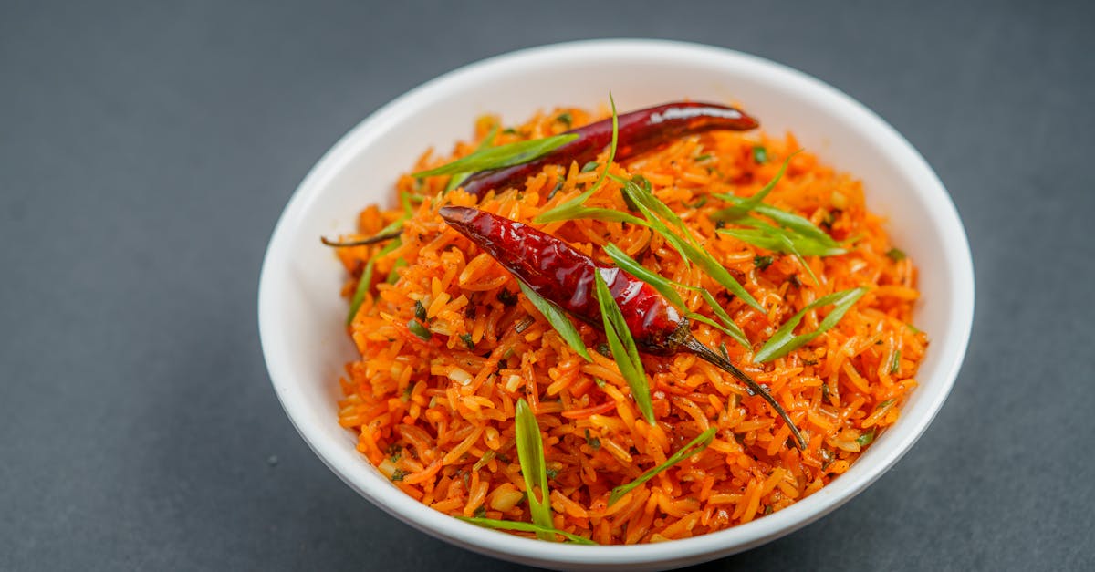 Spicy Indian Rice Dish with Red Chilies · Free Stock Photo