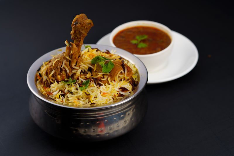 Charcoal Chicken Biryani