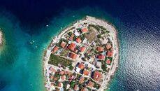 Aerial Photo of a Island