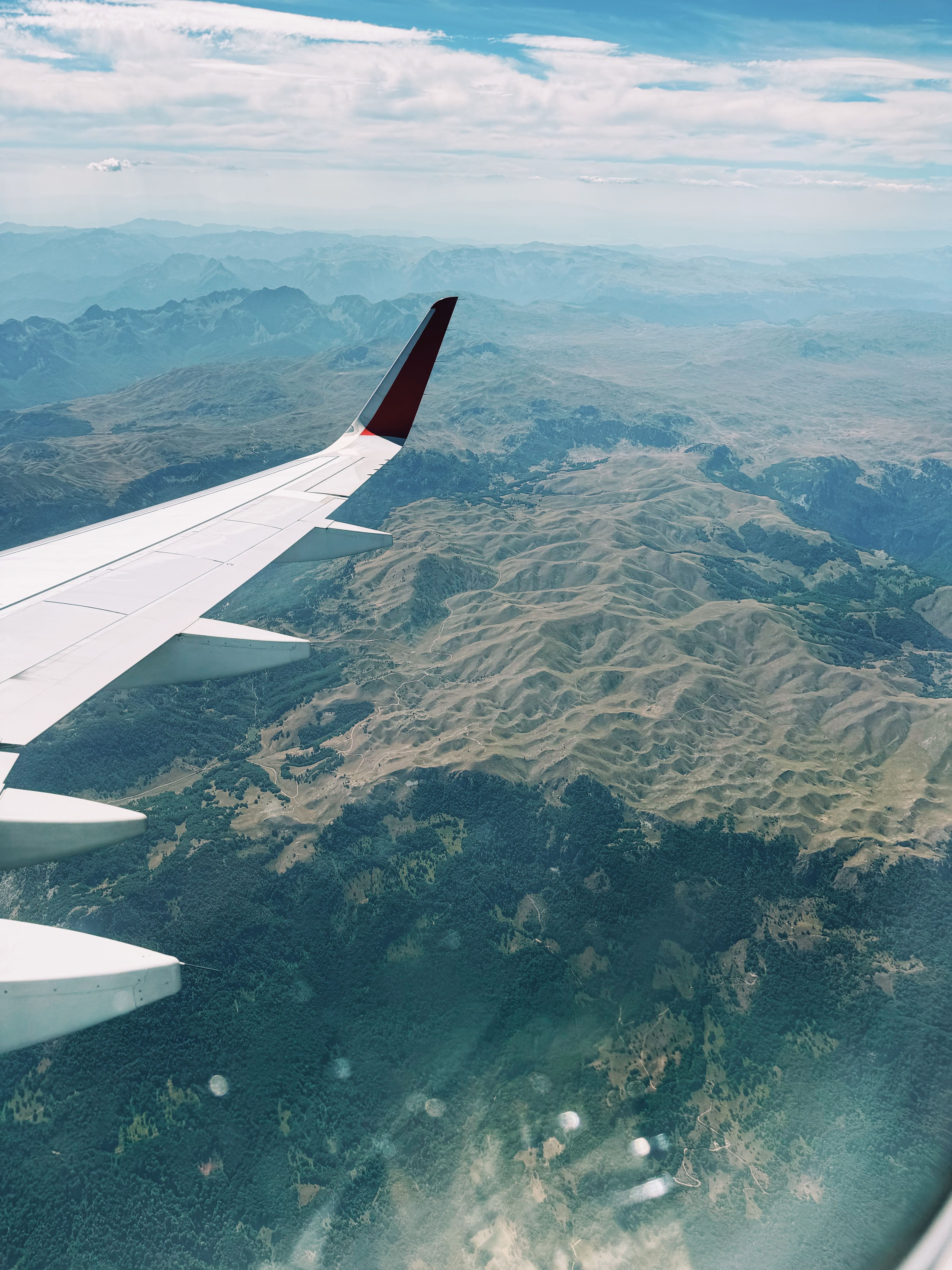 Stunning Aerial View from Airplane Window · Free Stock Photo