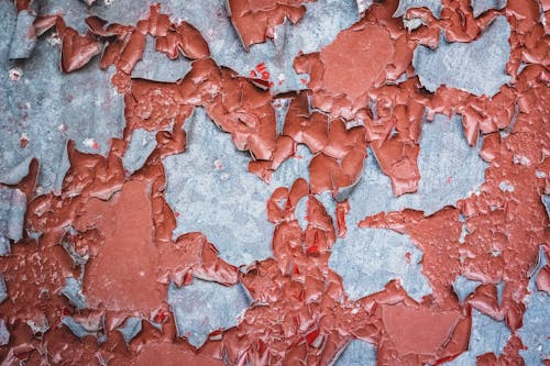 Wall With Red Paint