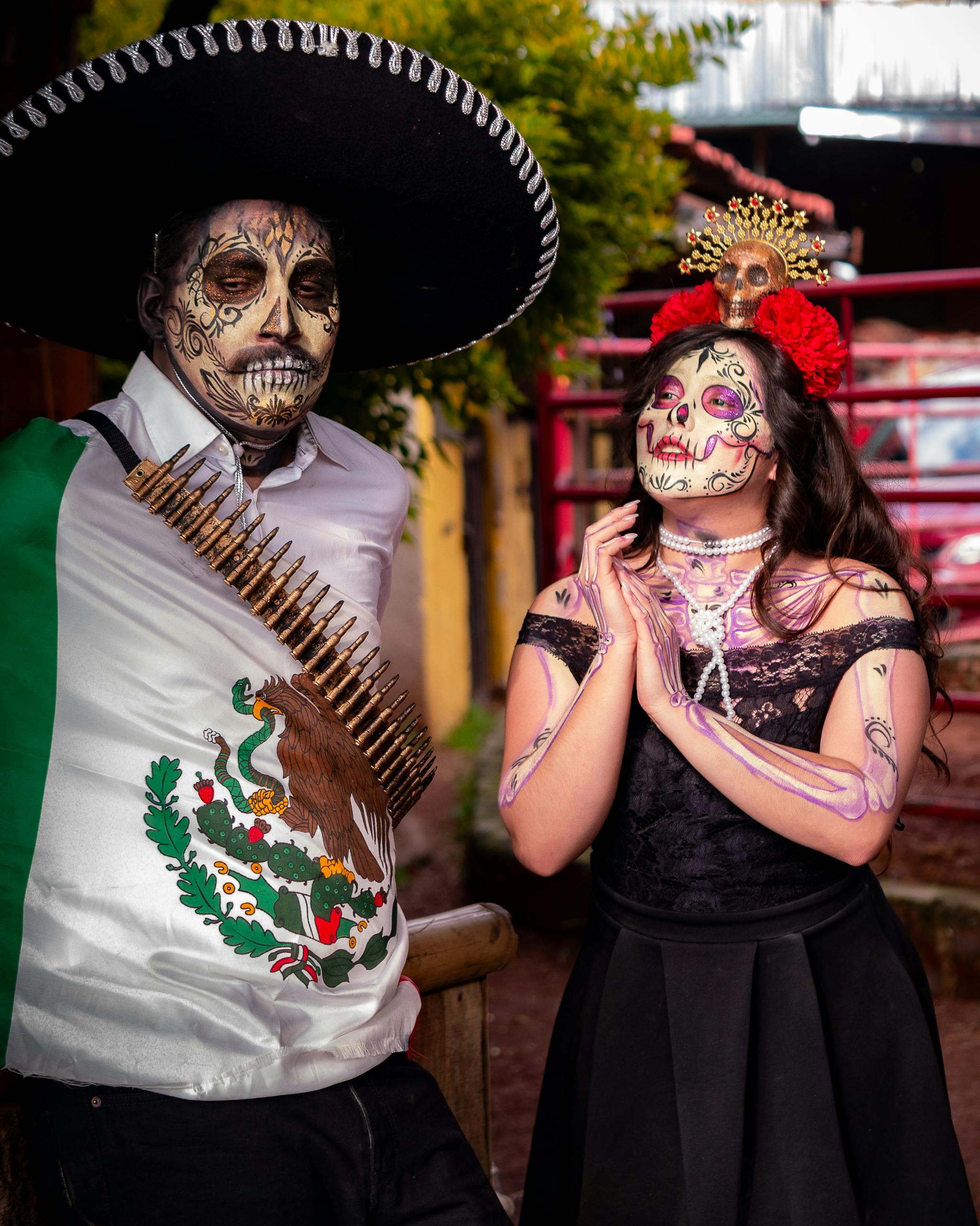 colorful day of the dead celebrations in mexico