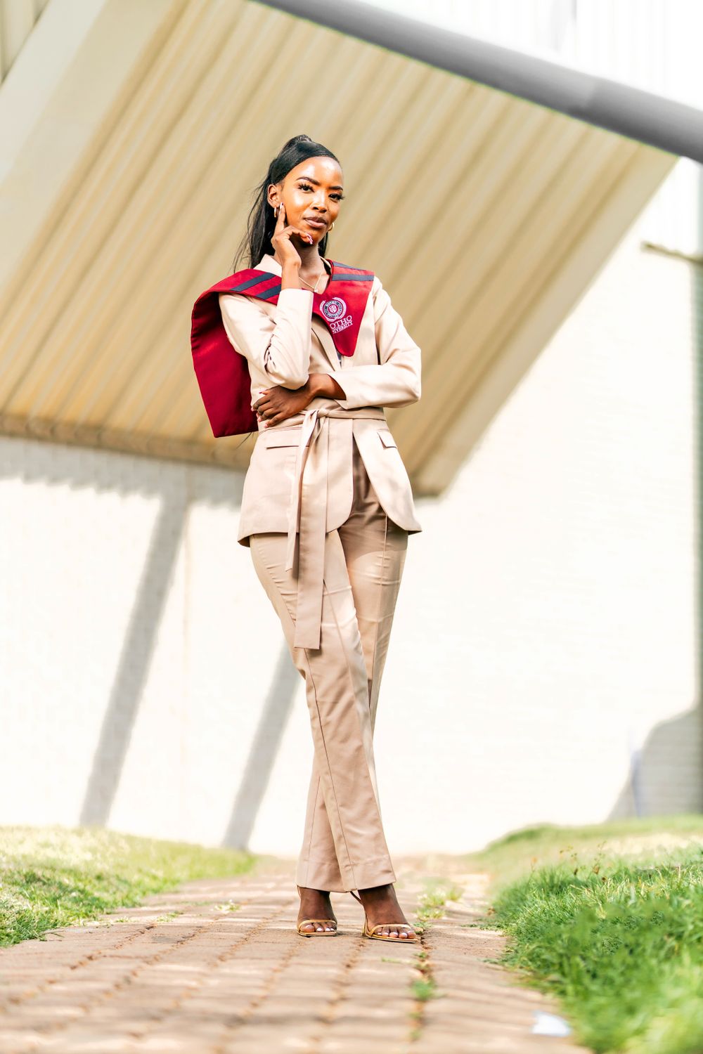 Study Graduate Clothes Confident Graduate in Modern Attire Outdoors · Free Stock Photo