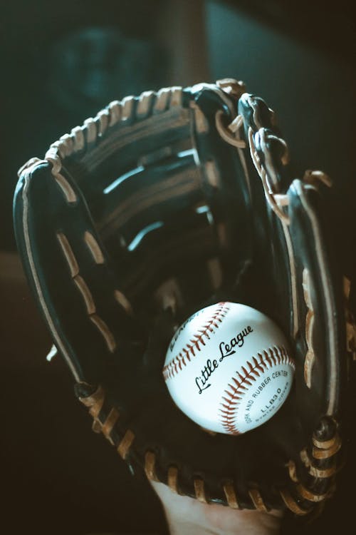 Free Baseball Glove and Ball Stock Photo
