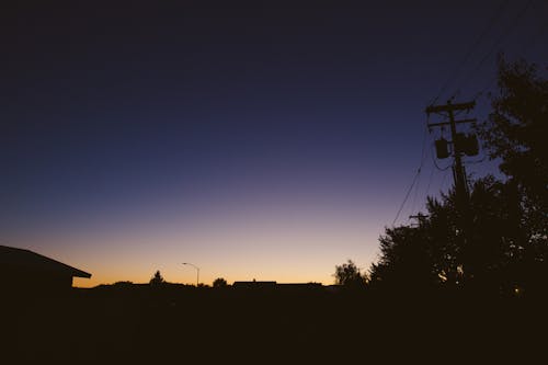 Photo Panoramique Du Ciel à L'aube