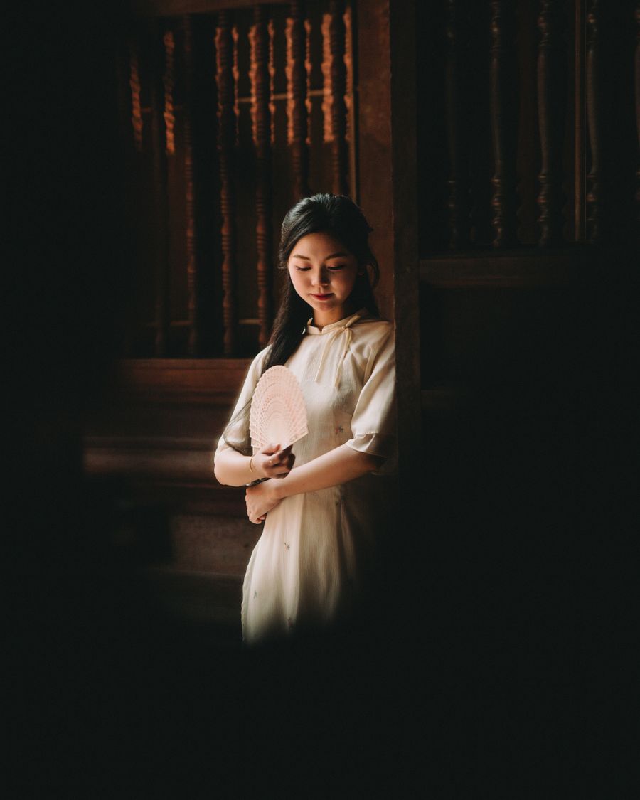 Model portfolio photoshoot