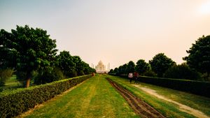 Taj Mahal sunset