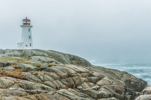 Phare Au Sommet De La Falaise