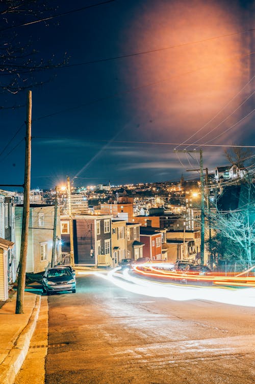 Vista De La Ciudad De Noche