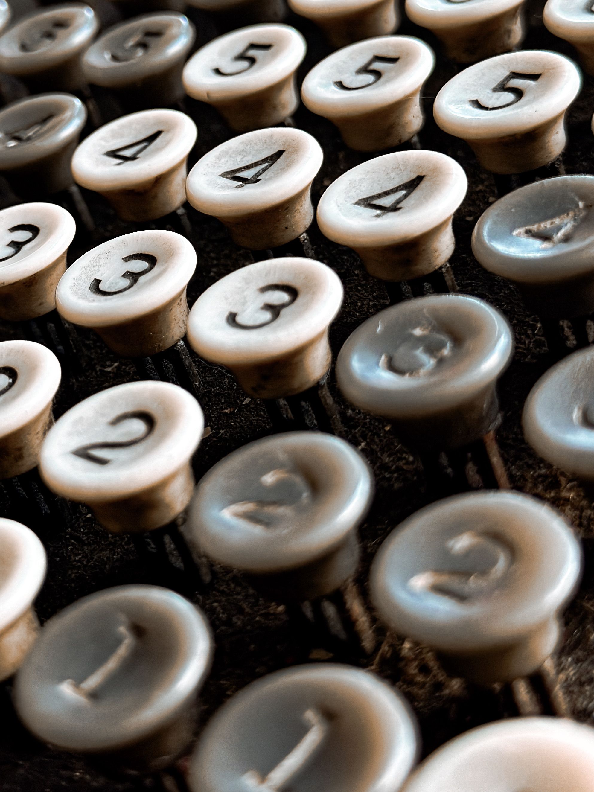 Rows of numbers in a spreadsheet