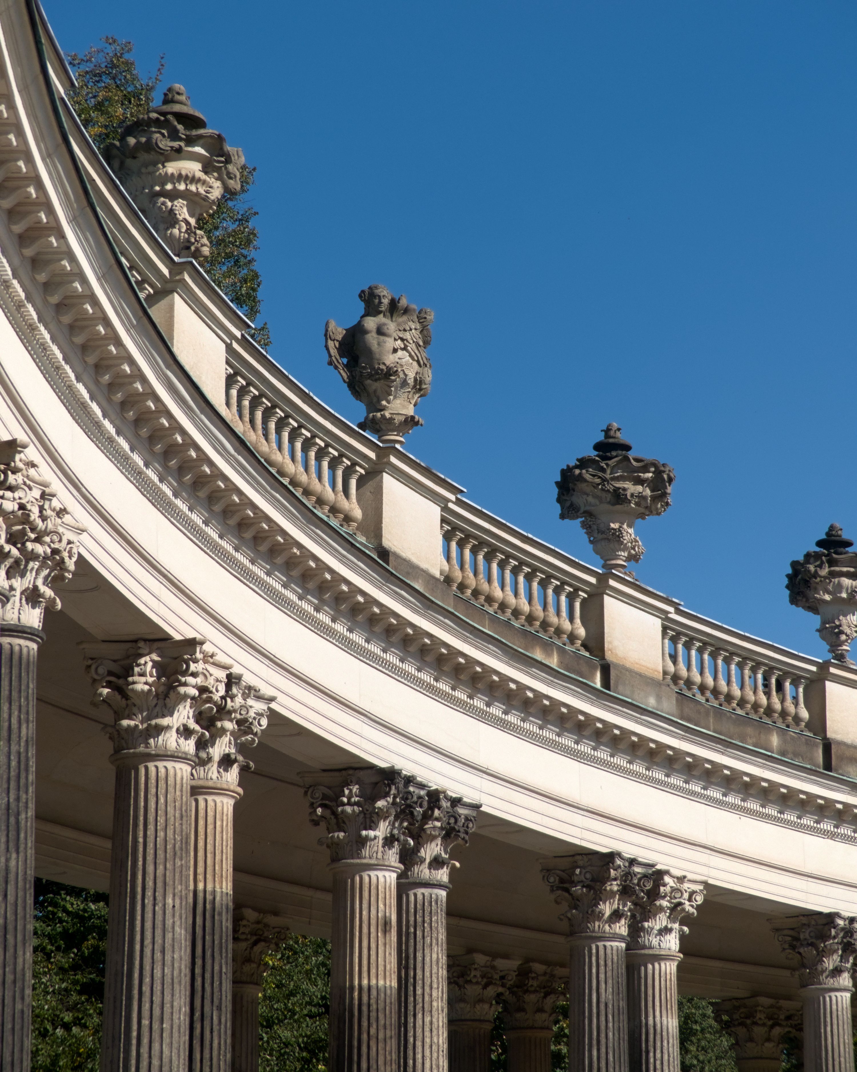 Sanssouci Palace gardens in Potsdam