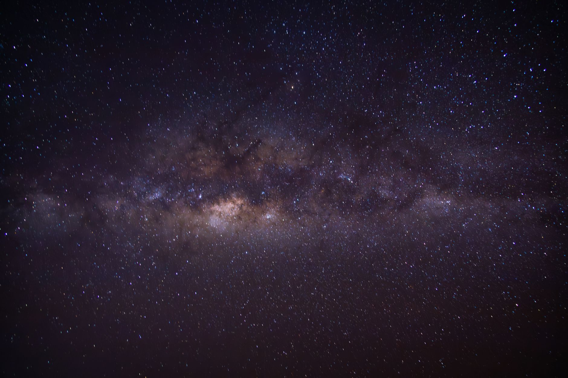 Breathtaking view of the Milky Way galaxy in the clear night sky, showcasing celestial beauty.