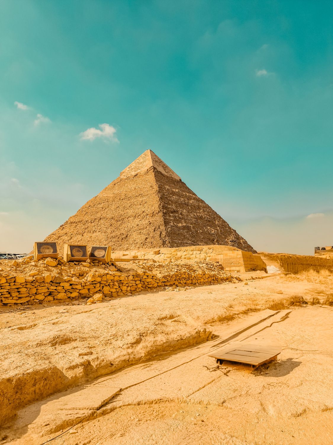Great Pyramid of Giza Against Clear Sky · Free Stock Photo