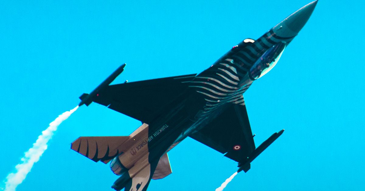 Jet Filght Fighter Jet in Flight Against Clear Sky · Free Stock Photo