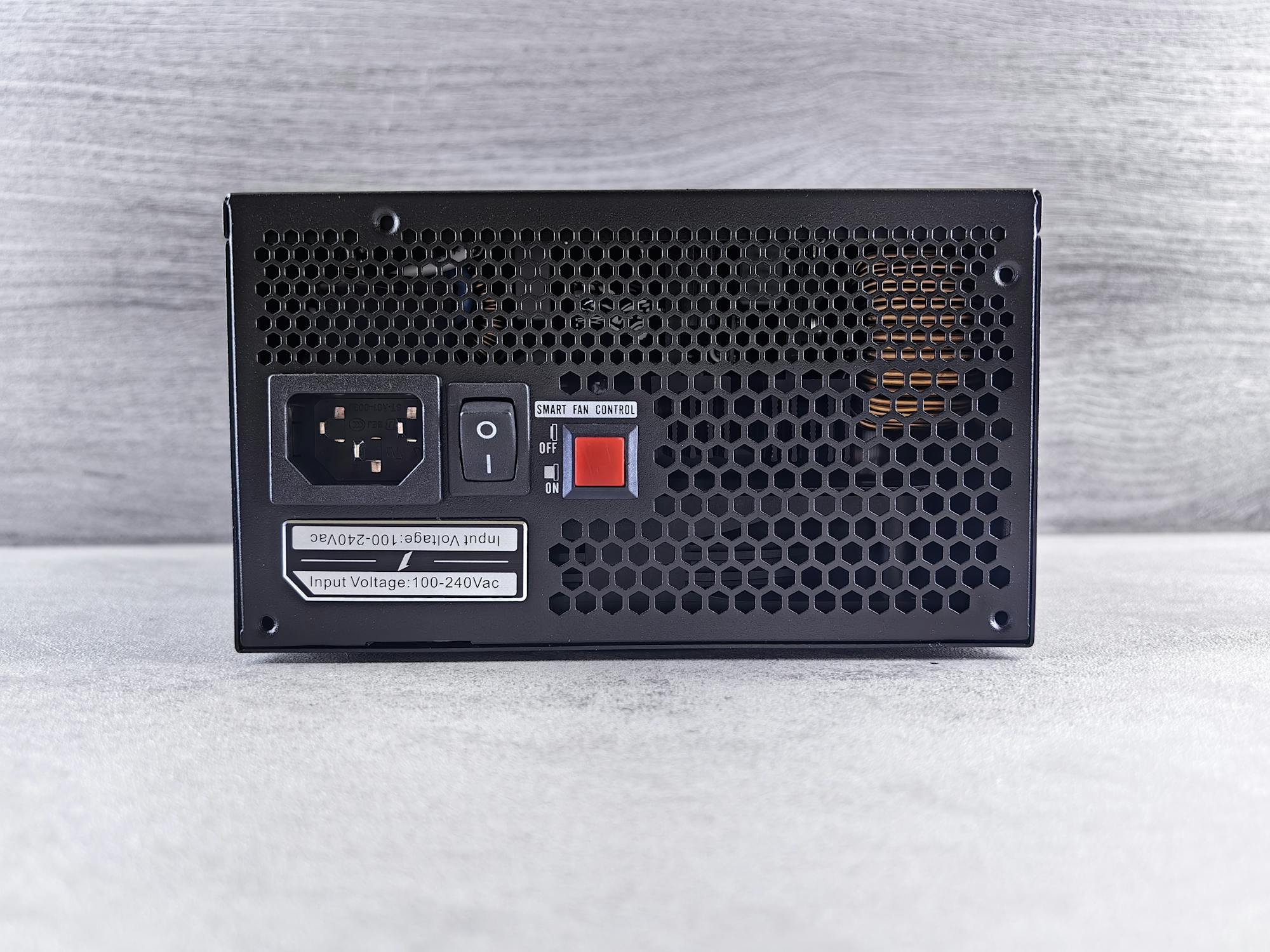 Close-up of Computer Power Supply Unit Back Panel · Free Stock Photo