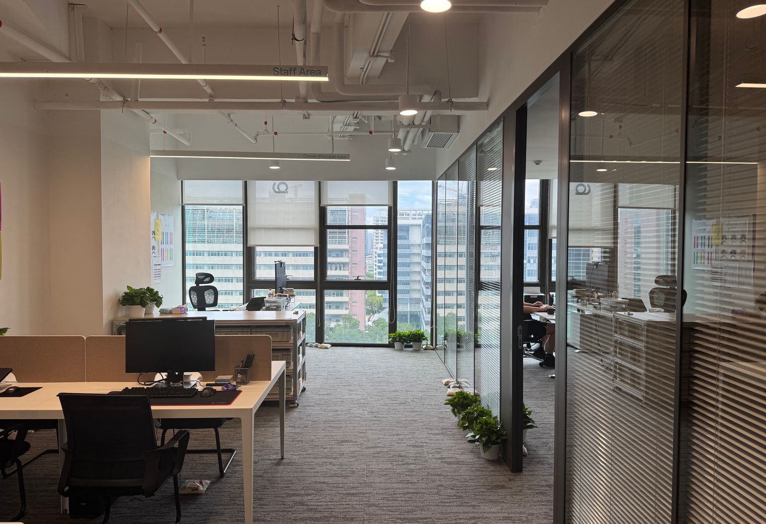 Cubitt Town — office relocation team moving desks and equipment