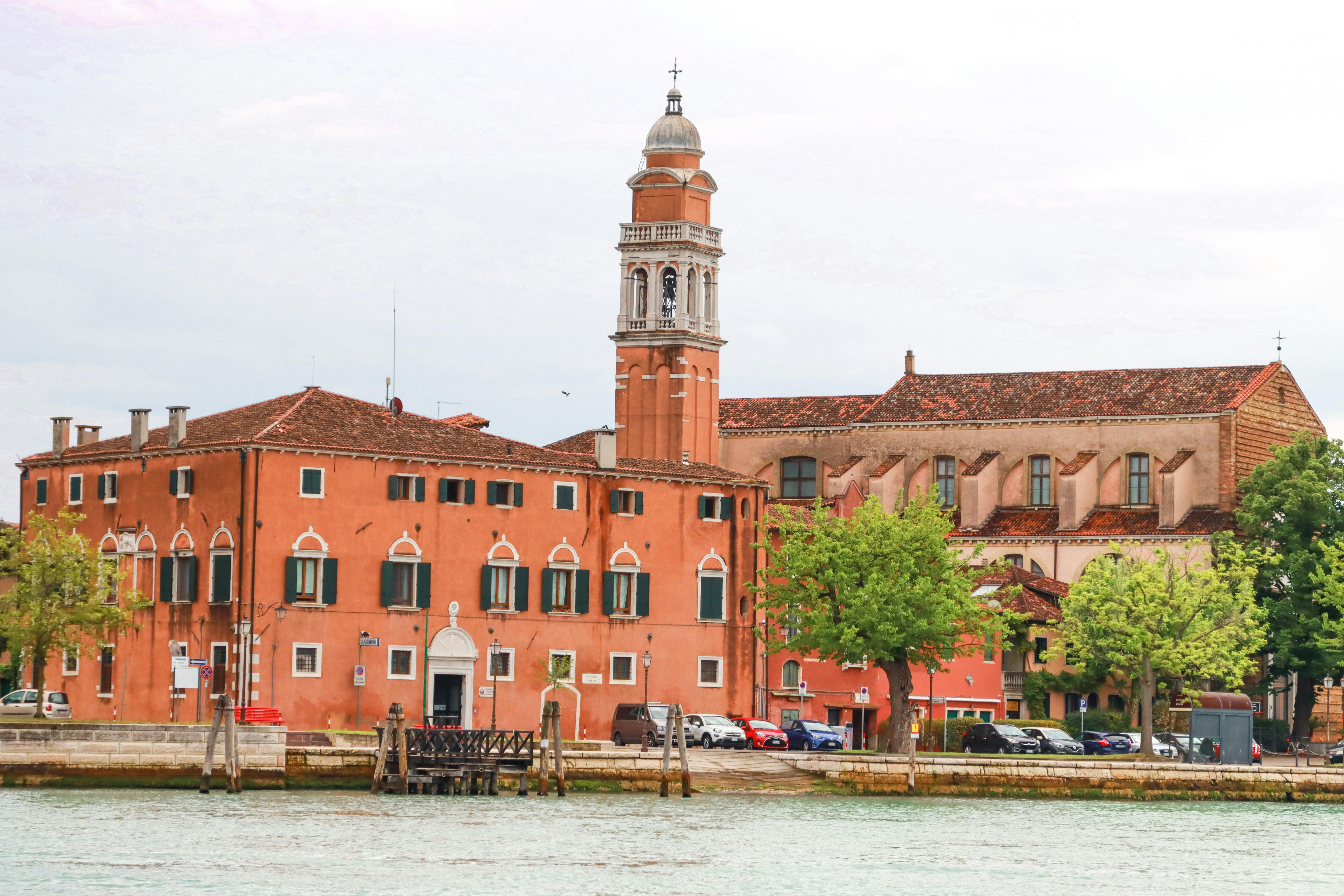 venetian architecture by the canal in venice