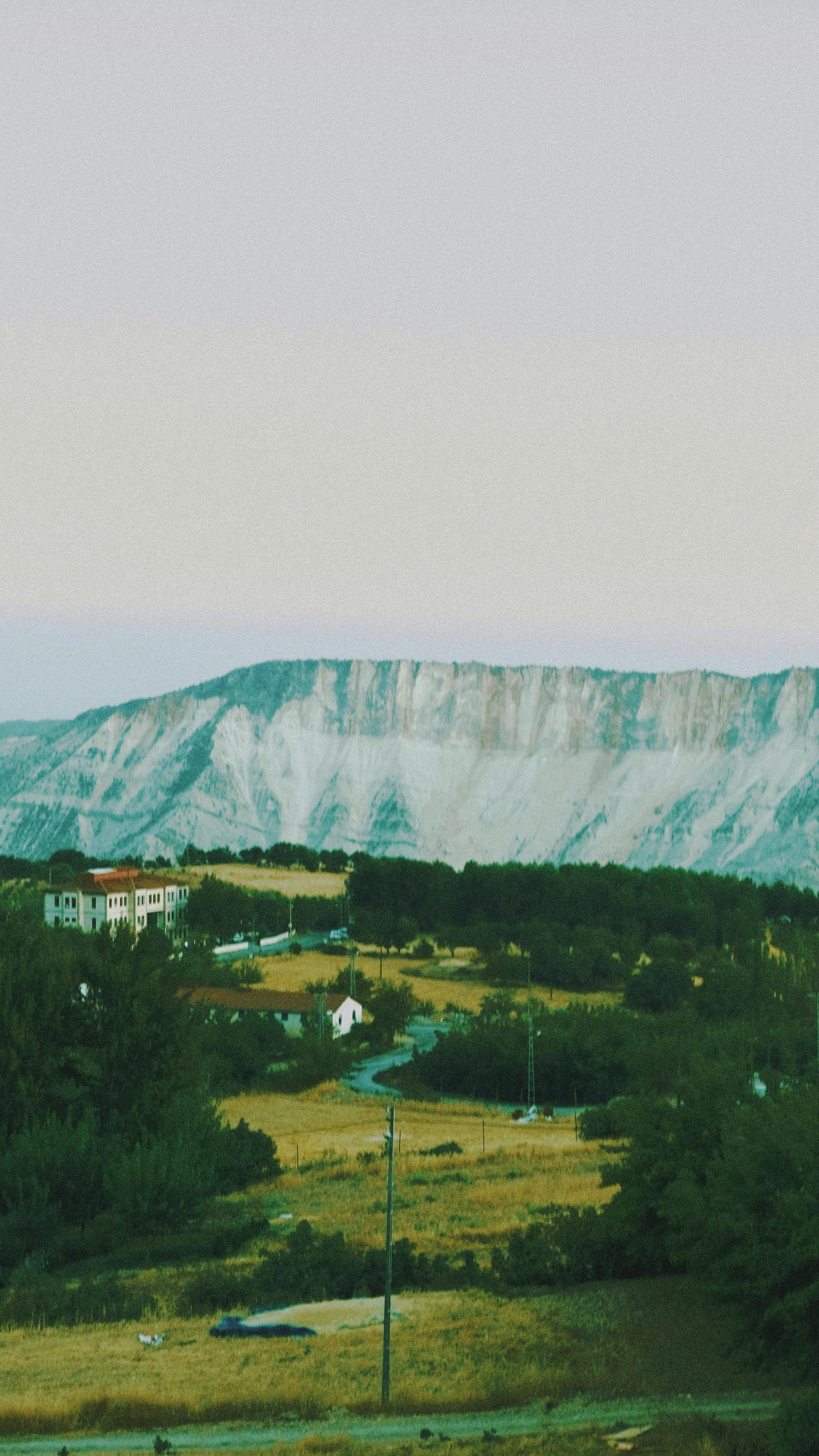 Beautiful view of the landscape in Tut, Adıyaman, Türkiye featuring mountains and rural scenery.