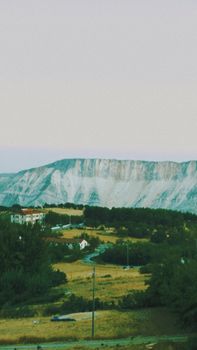 Beautiful view of the landscape in Tut, Adıyaman, Türkiye featuring mountains and rural scenery.