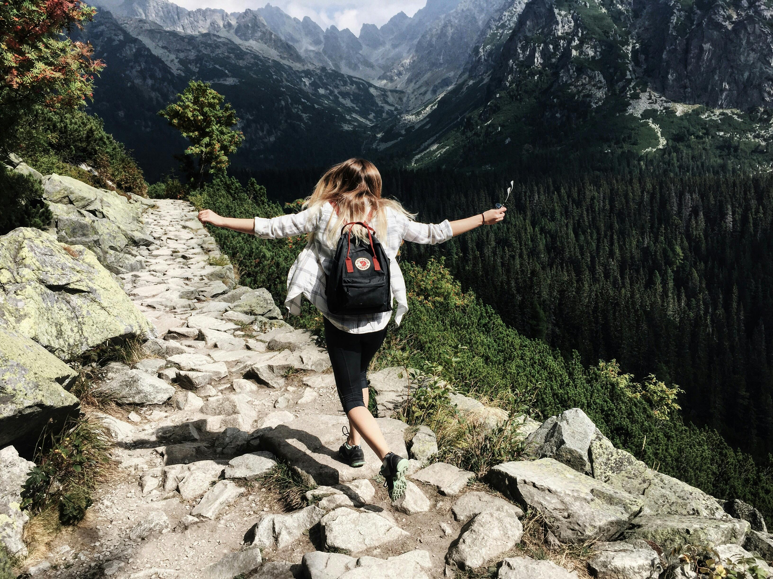 133,342 Woman Hiking Mountain Stock Photos - Free & Royalty-Free