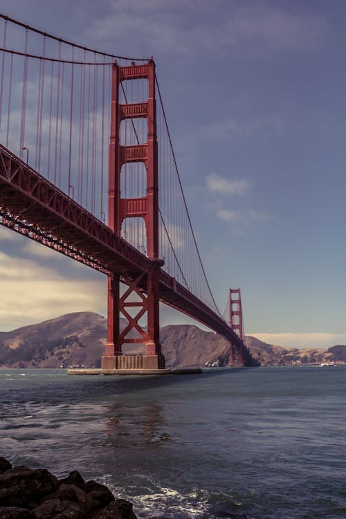 無料 カリフォルニア州サンフランシスコのゴールデンゲートブリッジ 写真素材