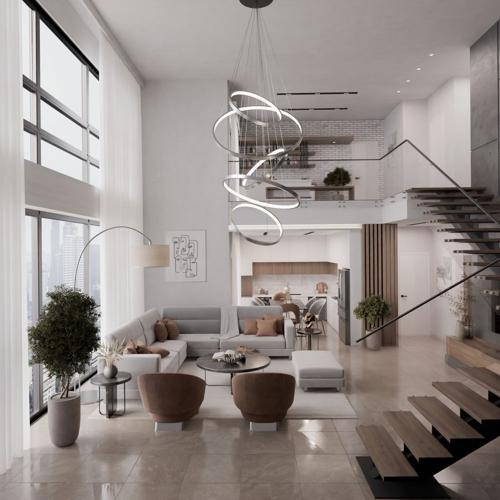 Luxury interior design living room